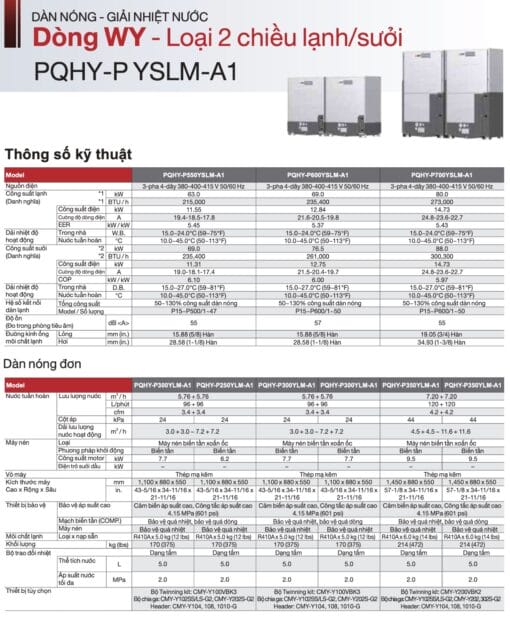 PQHY-P800YSLM-A1 (32HP) - Dàn nóng VRF Mitsubishi Electric (Giải nhiệt nước) - Hình ảnh 10