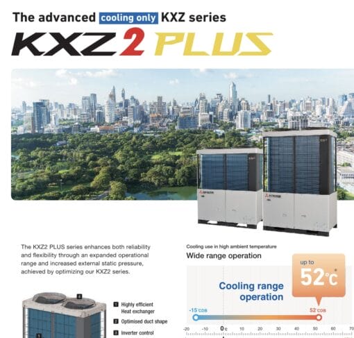 FDC900CKXZA2S (32HP) - Dàn Nóng Mitsubishi Heavy KXZ2 Plus - Hình ảnh 2